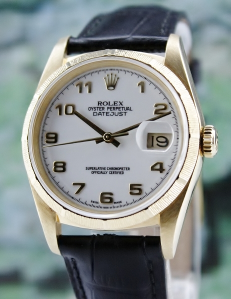 (image for) ROLEX 18K YELLOW GOLD OYSTER PERPETUAL DATEJUST / 16248